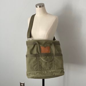 Madewell Camden canvas tote! Out of stock on line! Olive green. Used once